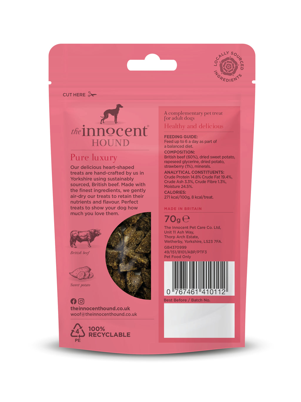 Strawberry Crush Hearts with Beef & Strawberry