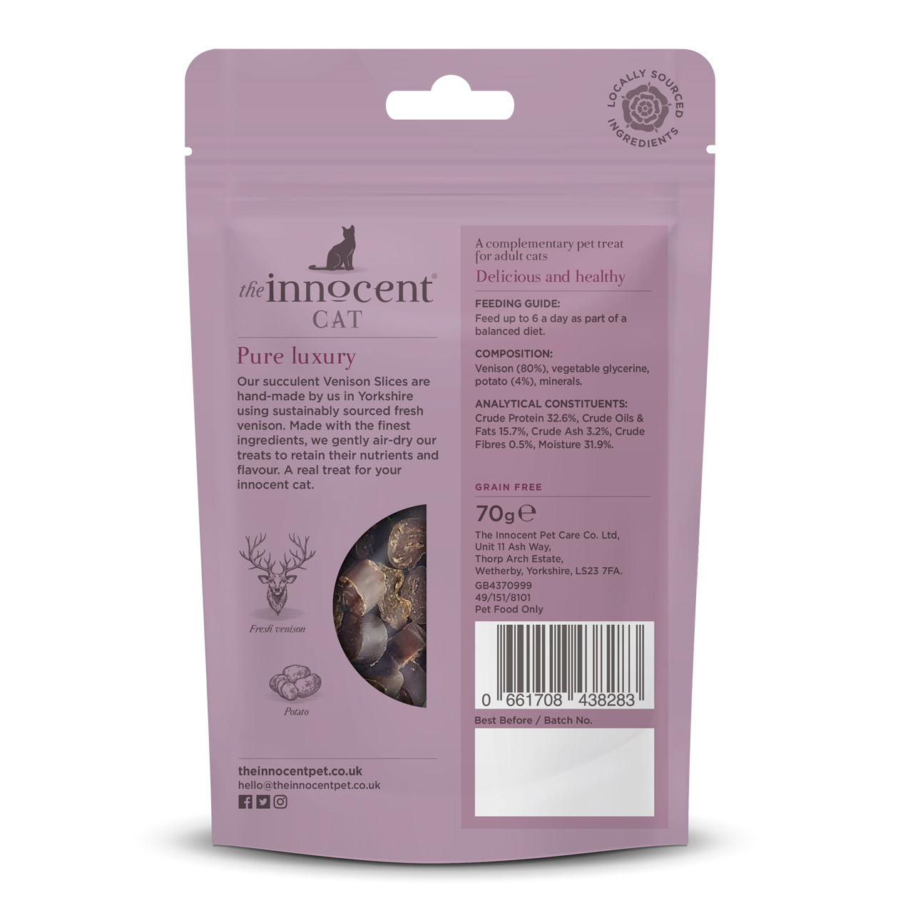 The Innocent Cat Venison Slices