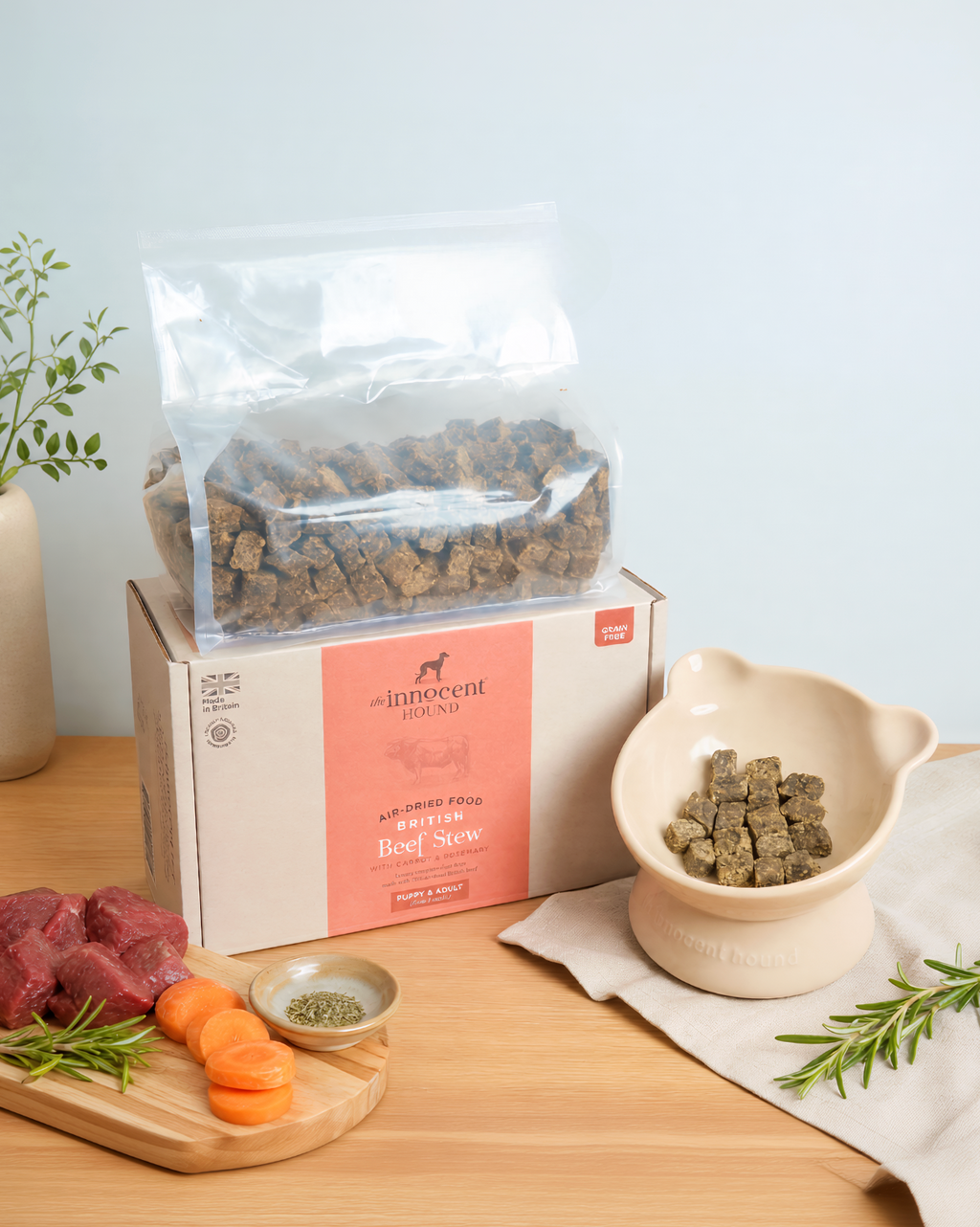 Air-Dried Complete Food - British Beef Stew with Carrot & Rosemary