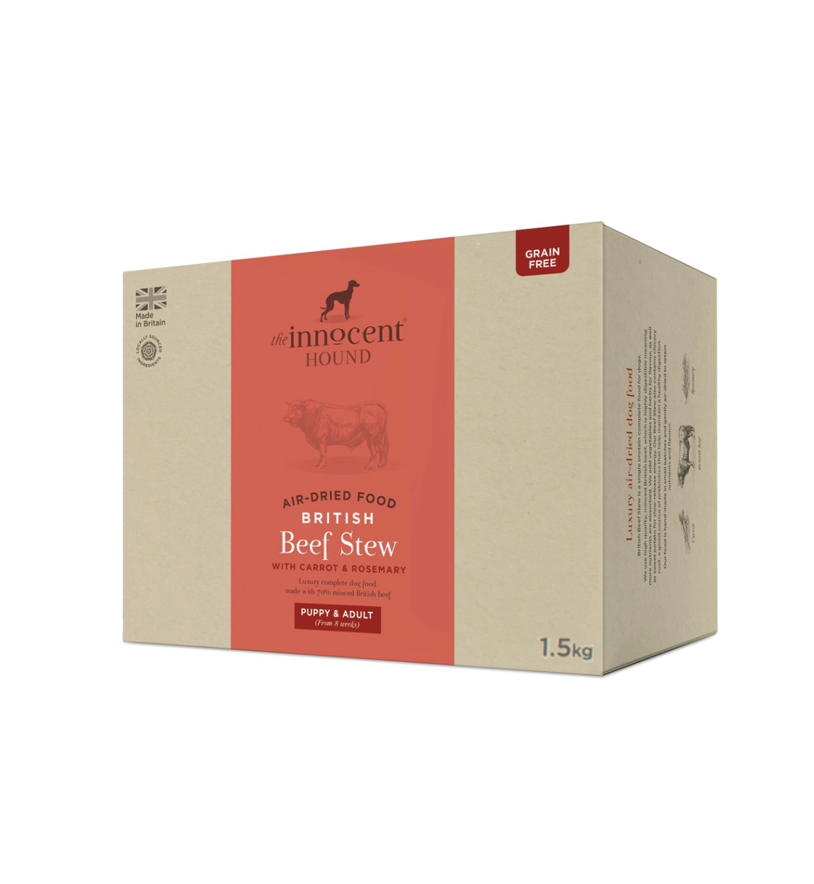 Air-Dried Complete Food - British Beef Stew with Carrot & Rosemary