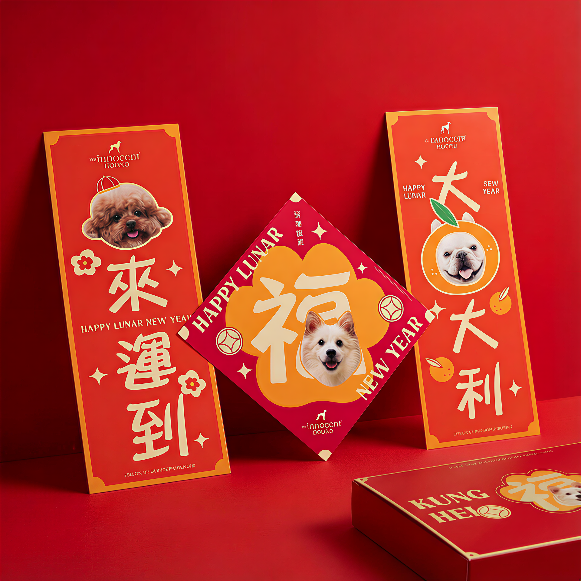 Paw-sperous New Year Gift Box (with Fai Chun) - For Dogs
