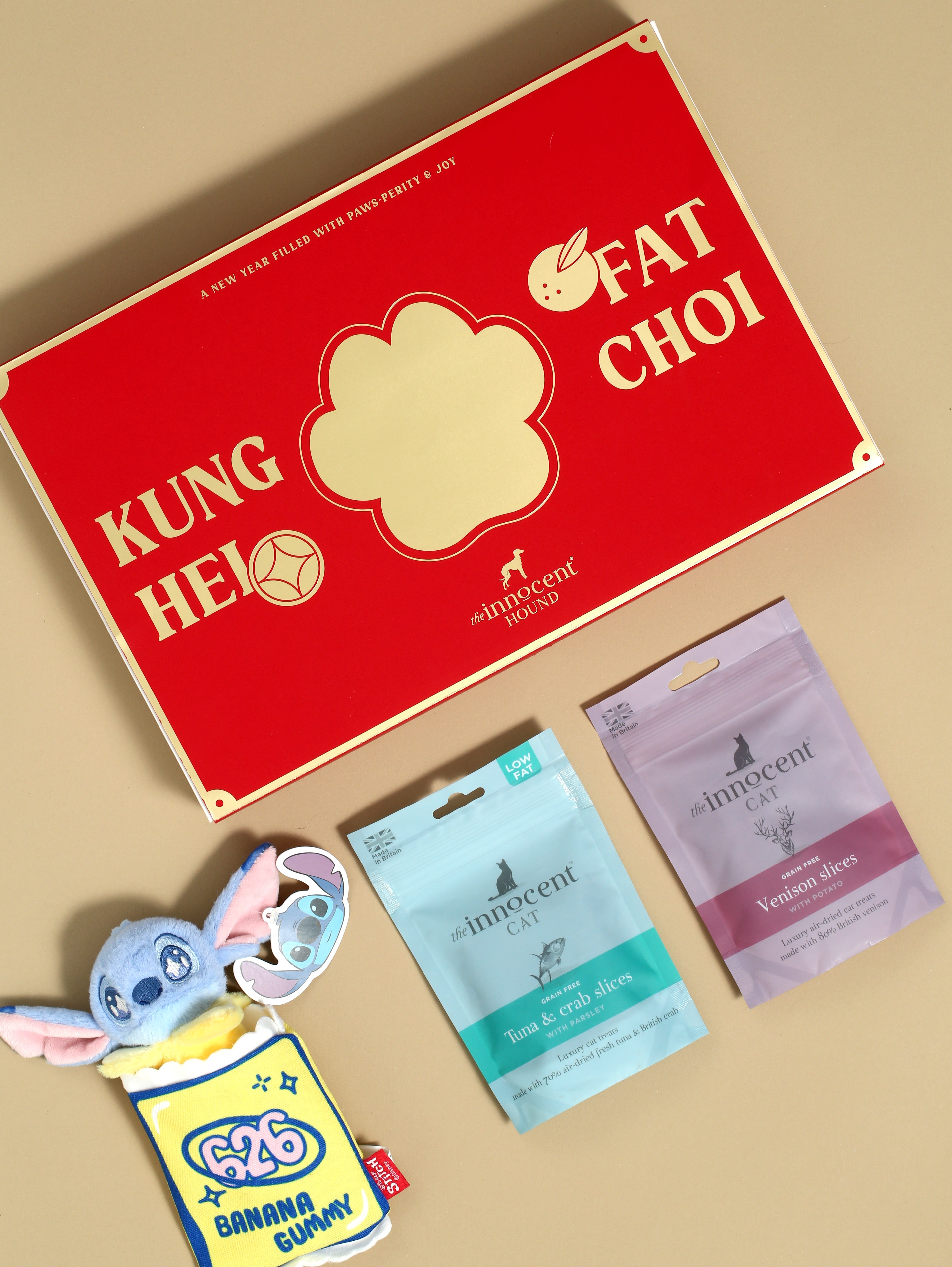 MEOW-picious New Year Gift Box (with Catnip Toy) - For Cats