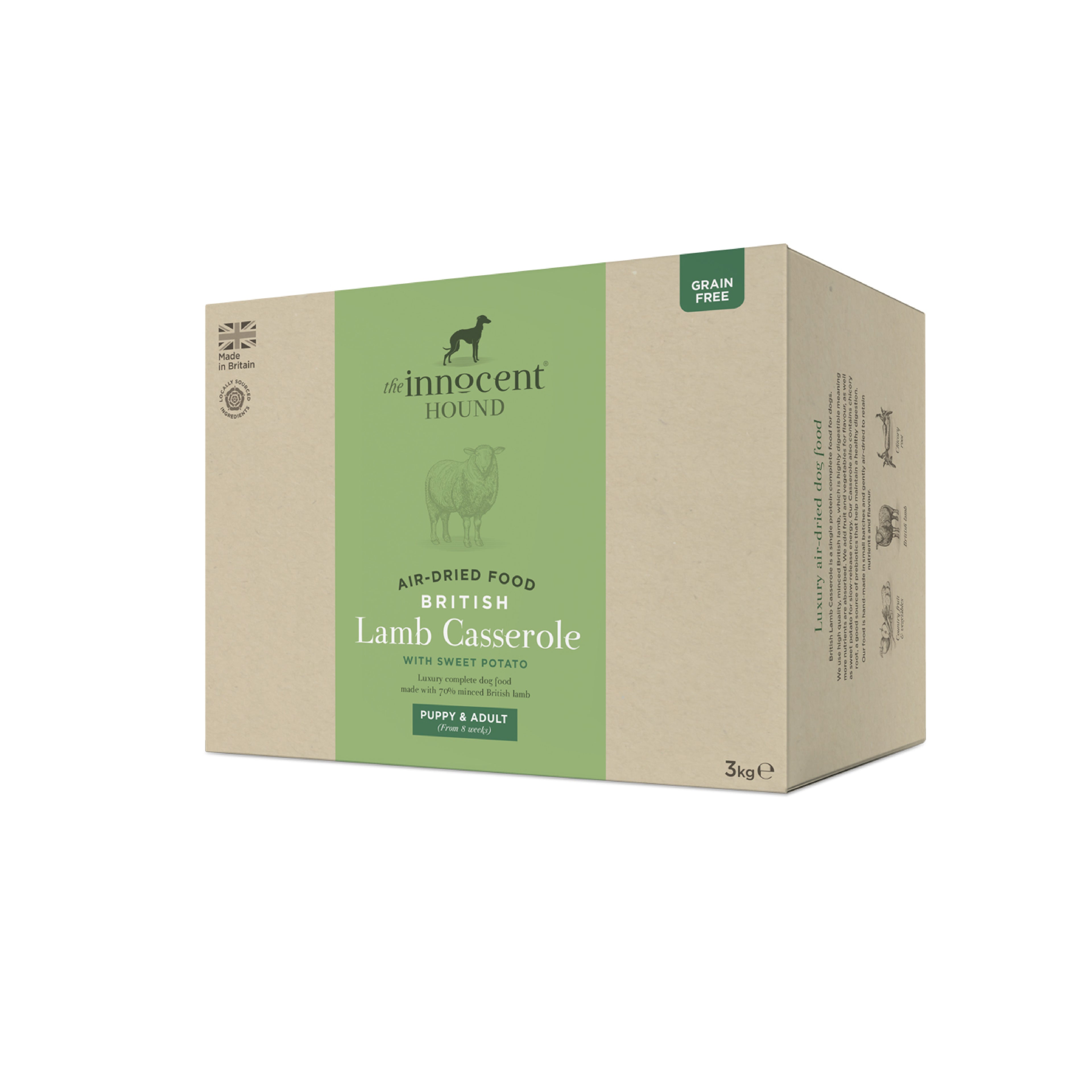 Air-Dried Complete Food - British Lamb Casserole with Sweet Potatoes