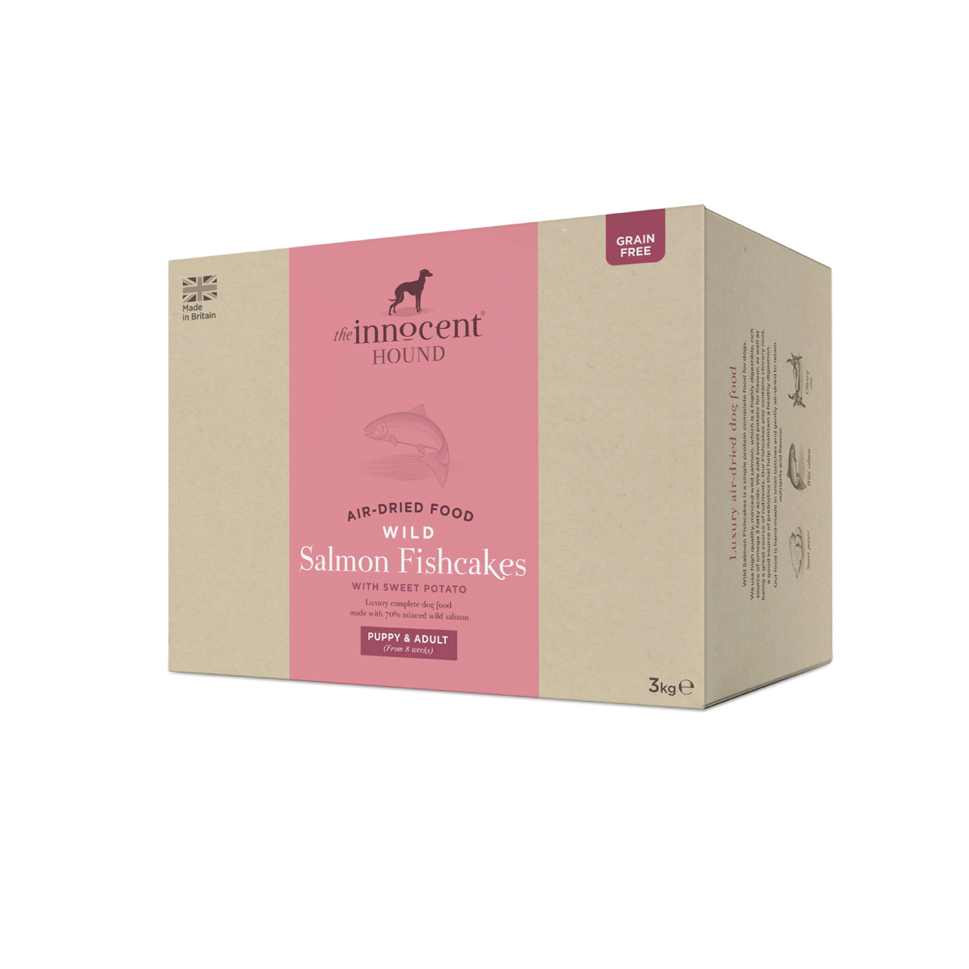 Air-Dried Complete Food - Wild Salmon Fishcakes with Sweet Potato